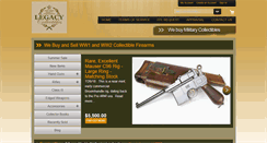 Desktop Screenshot of legacy-collectibles.com